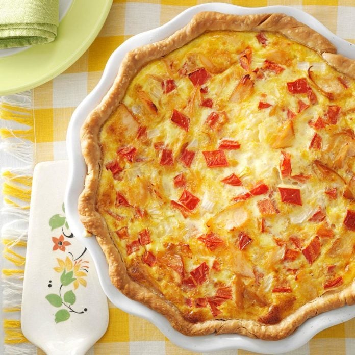 Alaska: Smoked Salmon Quiche