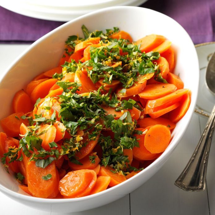 Honeyed Carrots with Citrus-Basil Gremolata