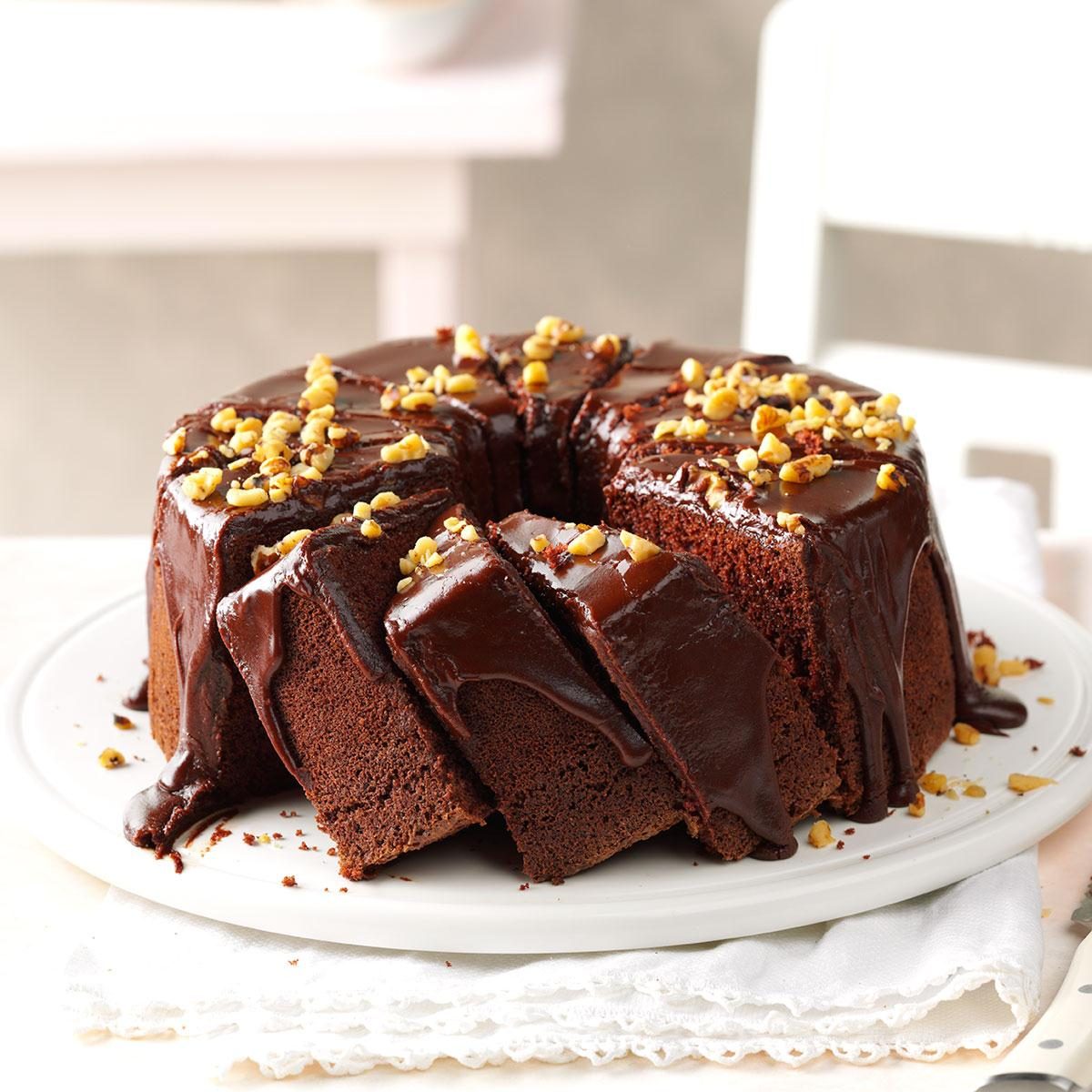 Chocolate Chiffon Cake Recipe | Taste of Home