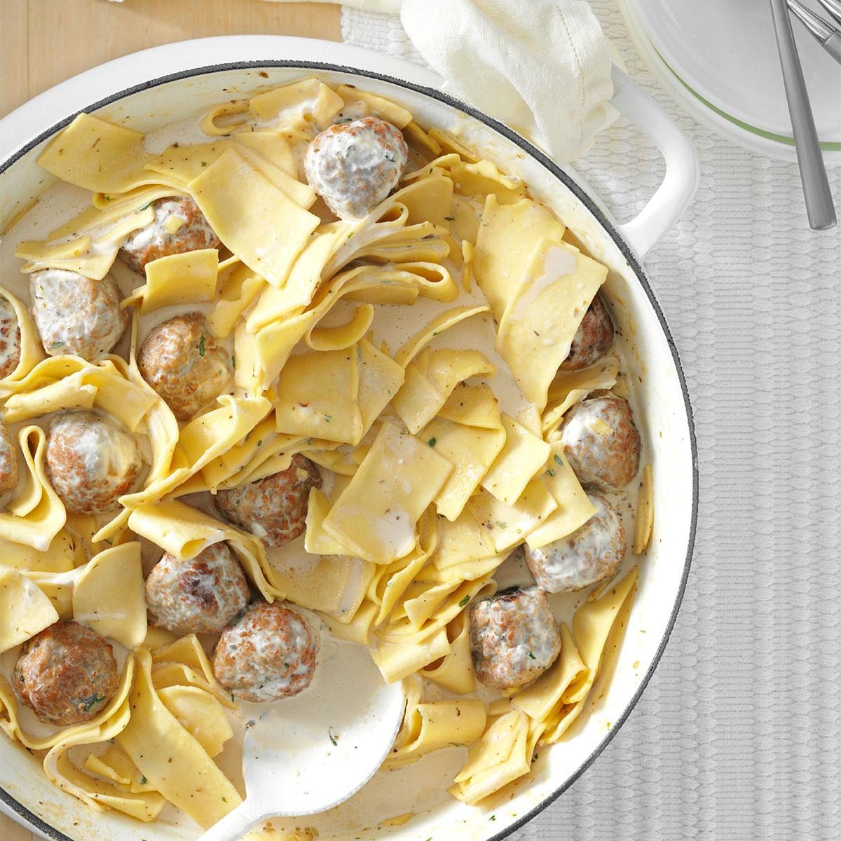 Easy Meatball Stroganoff Recipe Taste of Home