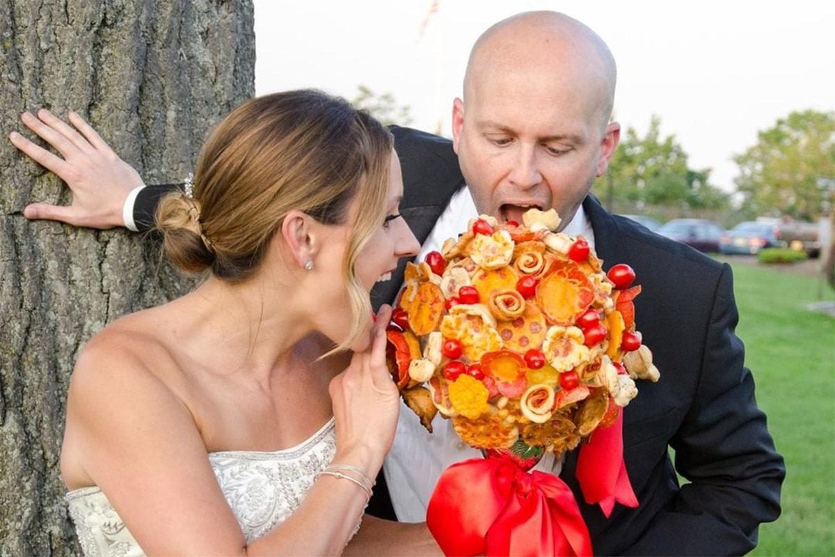 Pizza Wedding Bouquets Are Real Here S How To Get One