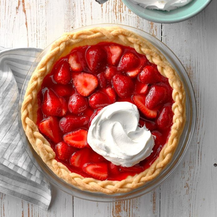 Easy Fresh Strawberry Pie Recipe Taste Of Home 