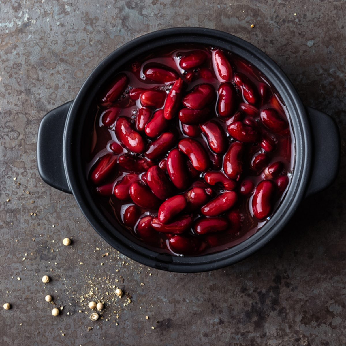 Red kidney beans boiled