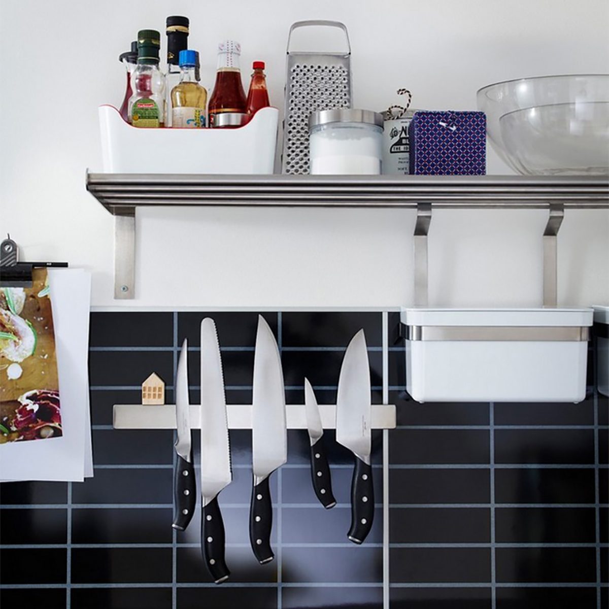 magnetic knife rack