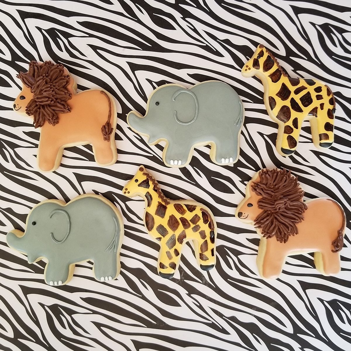 Safari Animal Cookies