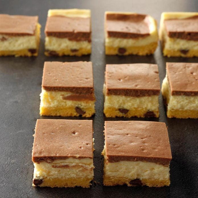 Double-Layer Cheesecake Bars