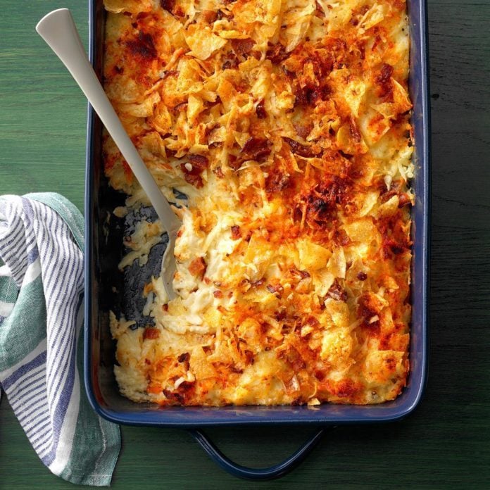 Pepper Jack Hash Brown Casserole