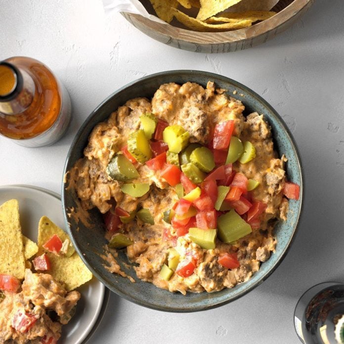 Slow-Cooker Cheeseburger Dip