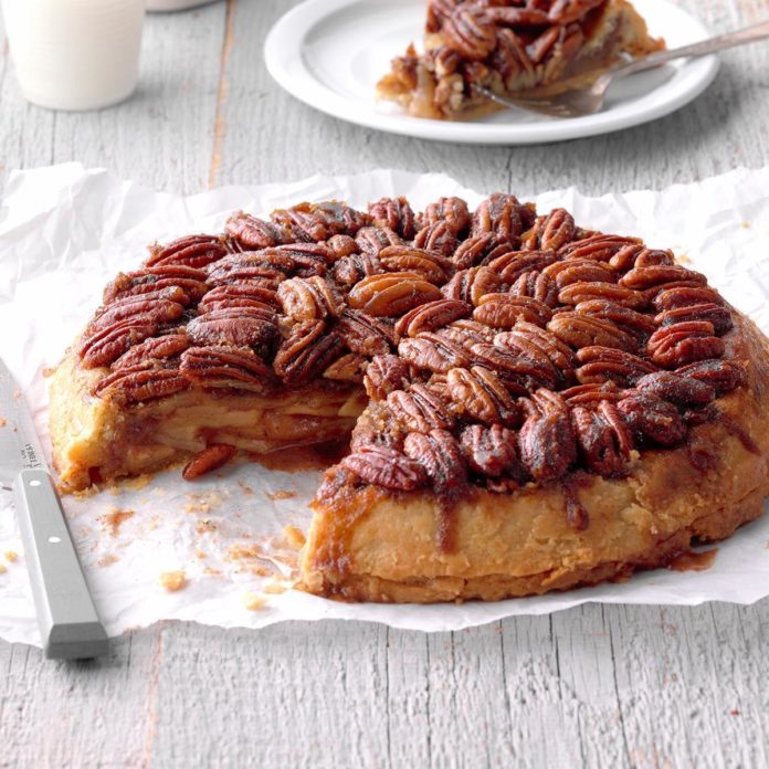 Spiced Upside-Down Apple Pie