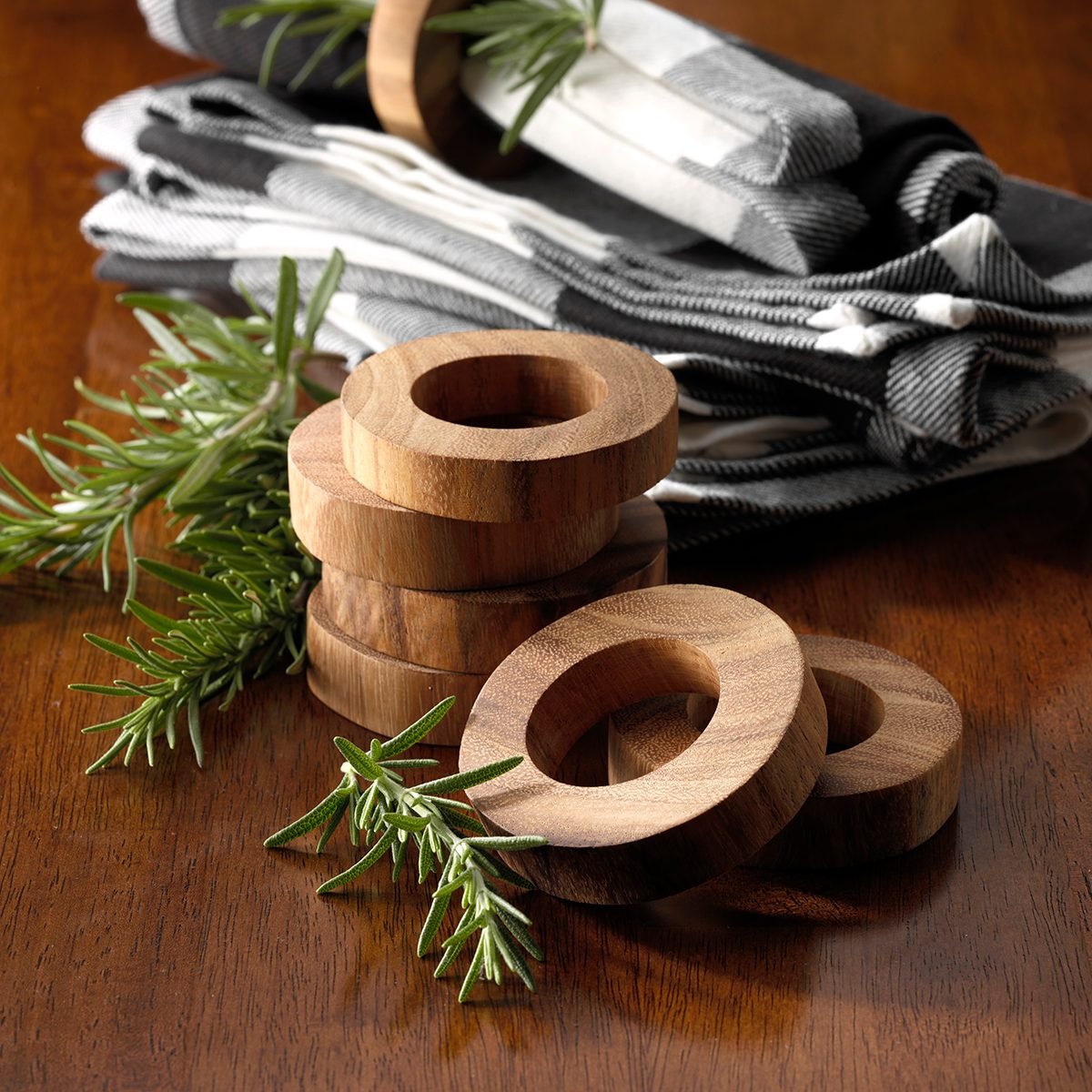 Country Thanksgiving Napkin Rings