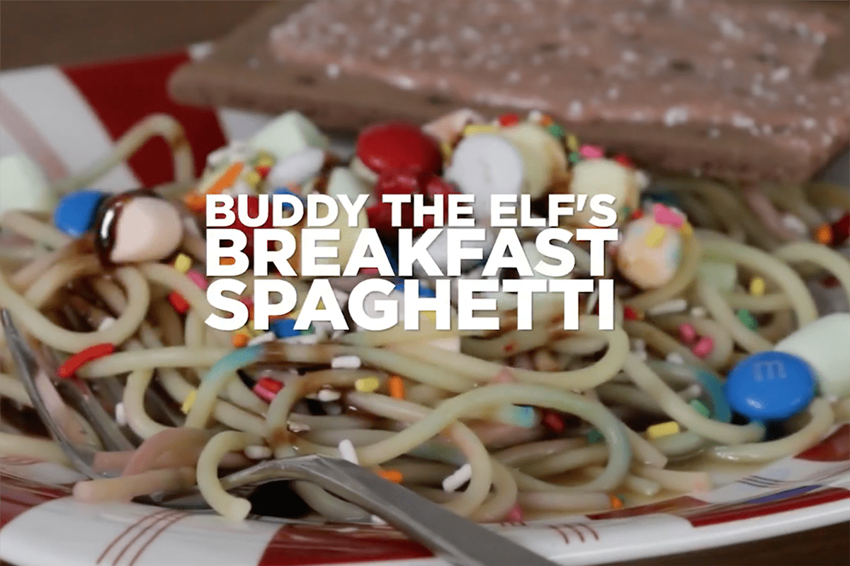 We Made Christmas Spaghetti Inspired by Buddy the Elf | Taste of Home