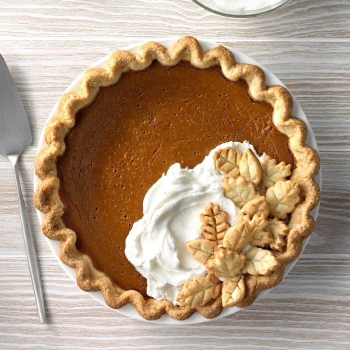 Gingerbread-Spiced Pumpkin Pie