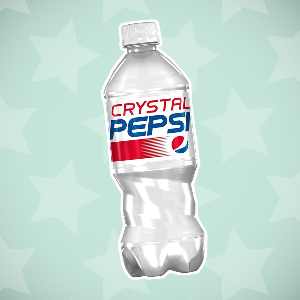 crystal pepsi bottle