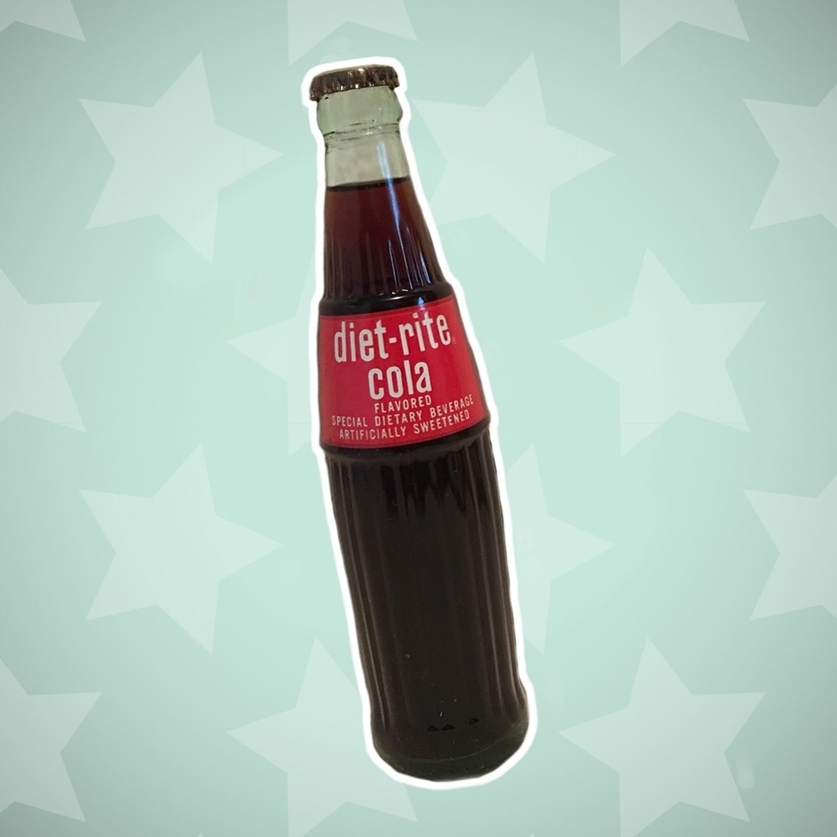 diet rite cola bottle