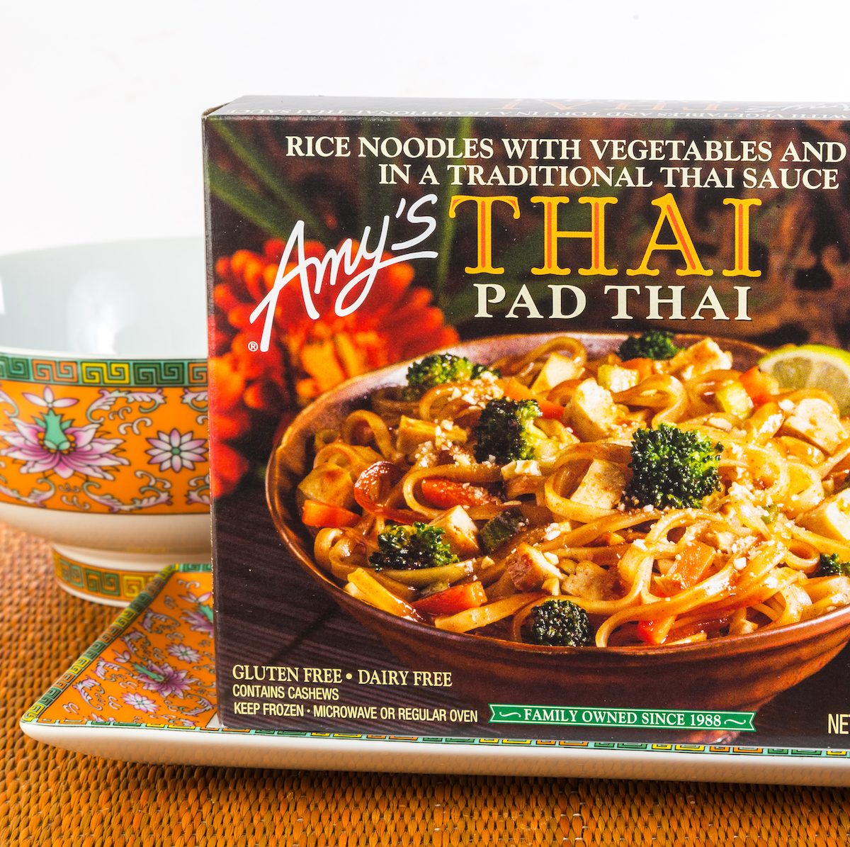 Amy's Pad Thai frozen food dinner