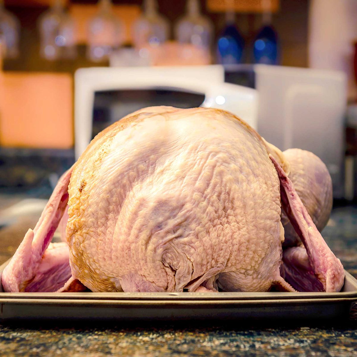 Raw turkey