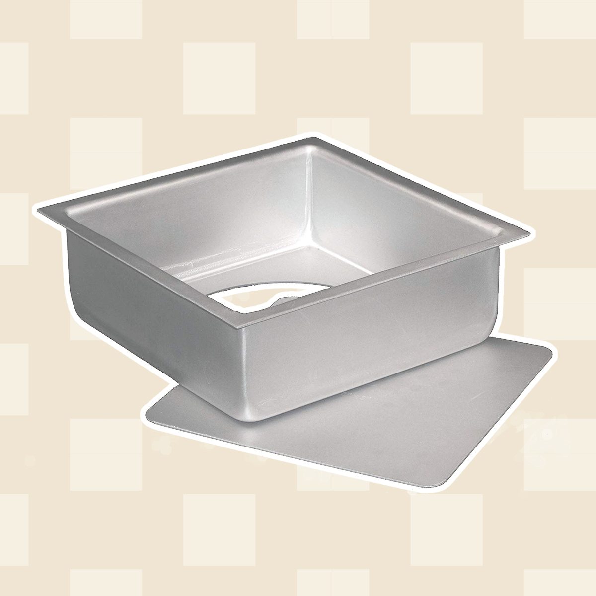 Taste of Home 8 Non-Stick Metal Square Baking Pan, Color: Gray - JCPenney