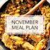 Your November Meal Plan