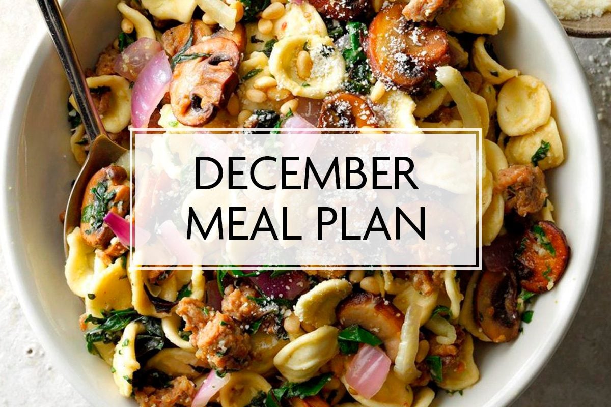 Your Perfect December Dinner Meal Plan
