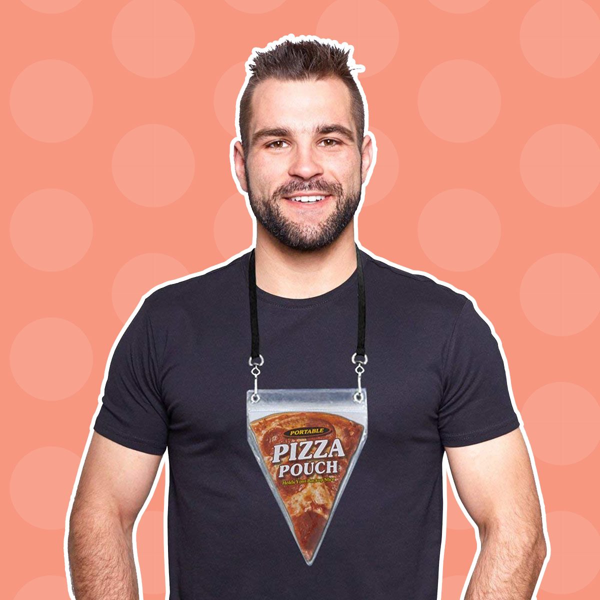 Portable Pizza Pouch - Great Gag Gift, Stocking Stuffer, Or For The Pizza Lover!