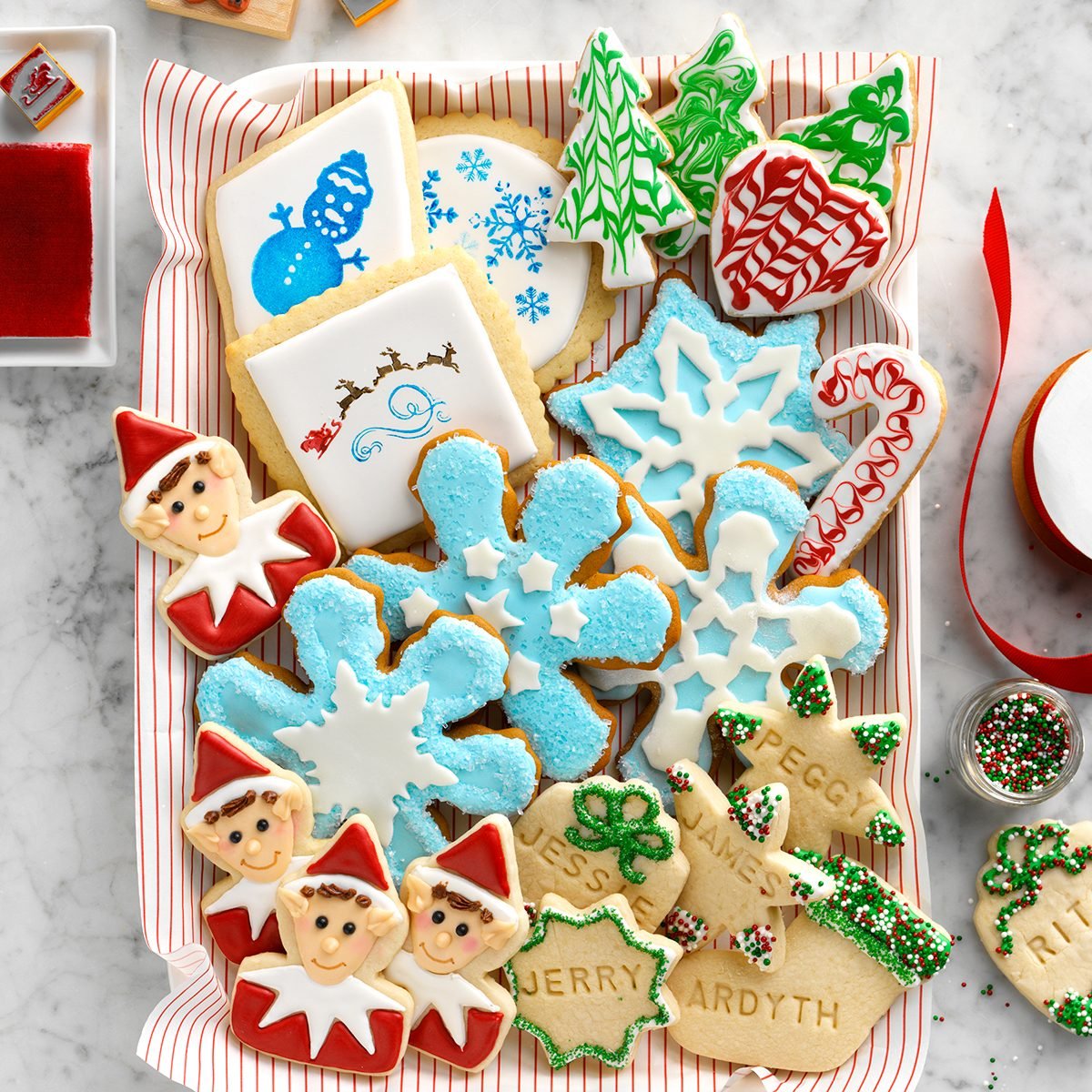 Best Coloring Christmas Cookies - Favorite Christmas Food Gel Colors For Royal Icing Sweetopia