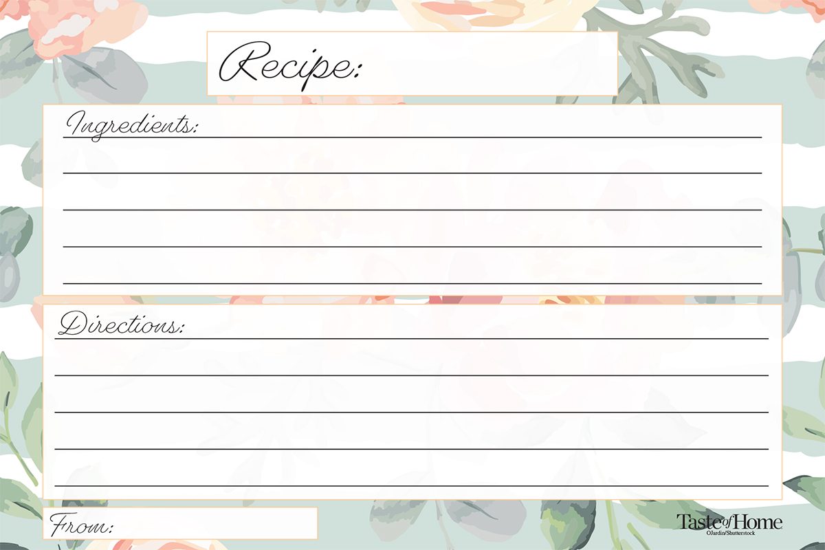 Recipe Book Template Simple Clean Family Cookbook, Editable Recipe Binder,  Customizable Modern Classic Rustic Farmhouse, 5 Page Template (Download  Now) 