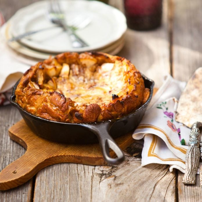 Dutch Baby in Cast Iron Skillet