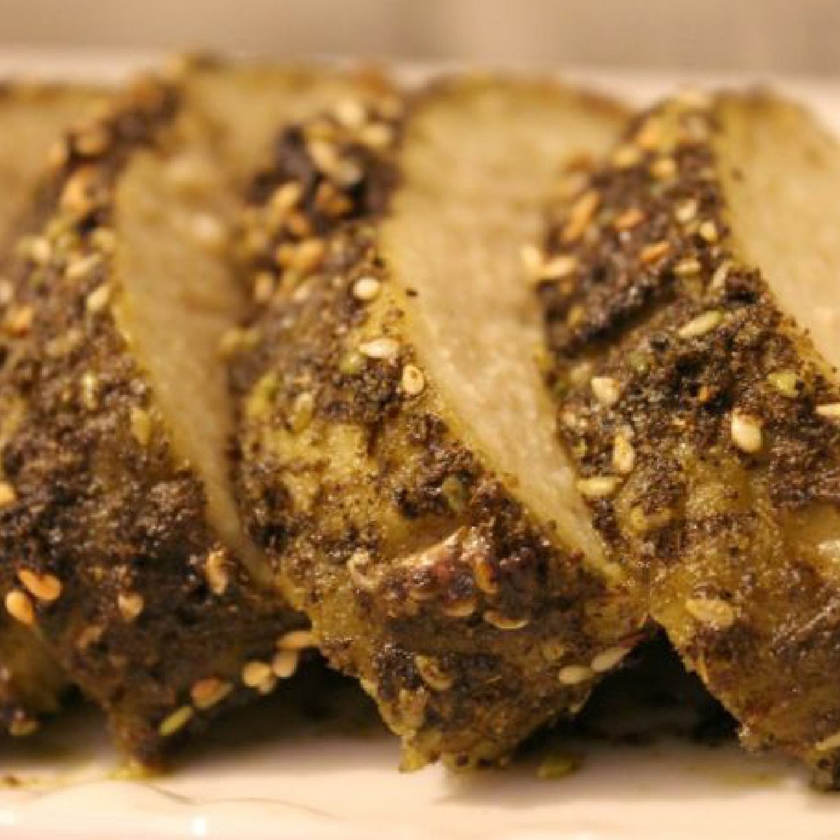 Za’atar-Crusted Gefilte