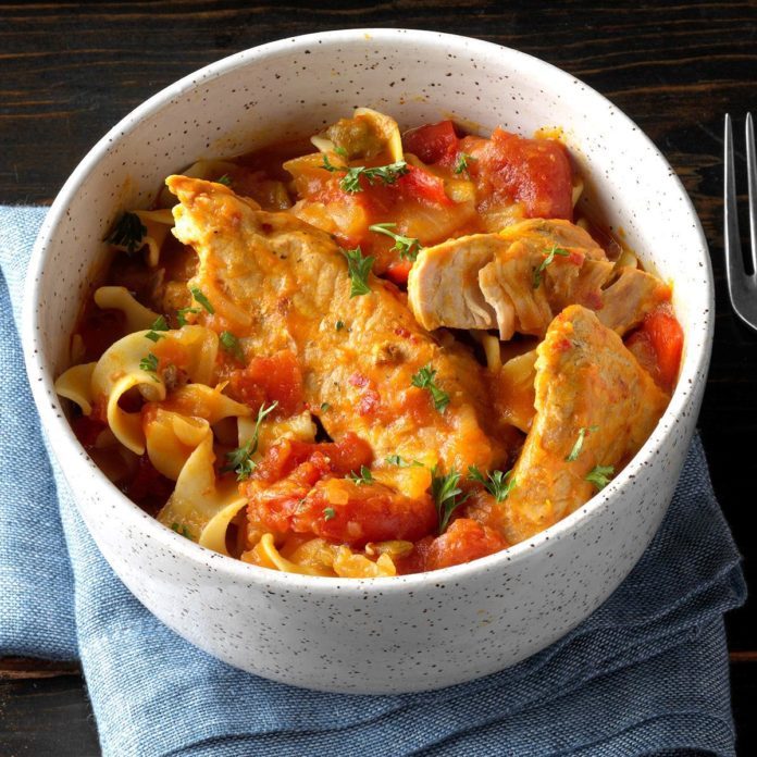 Pressure Cooker Spicy Pork and Squash Ragu