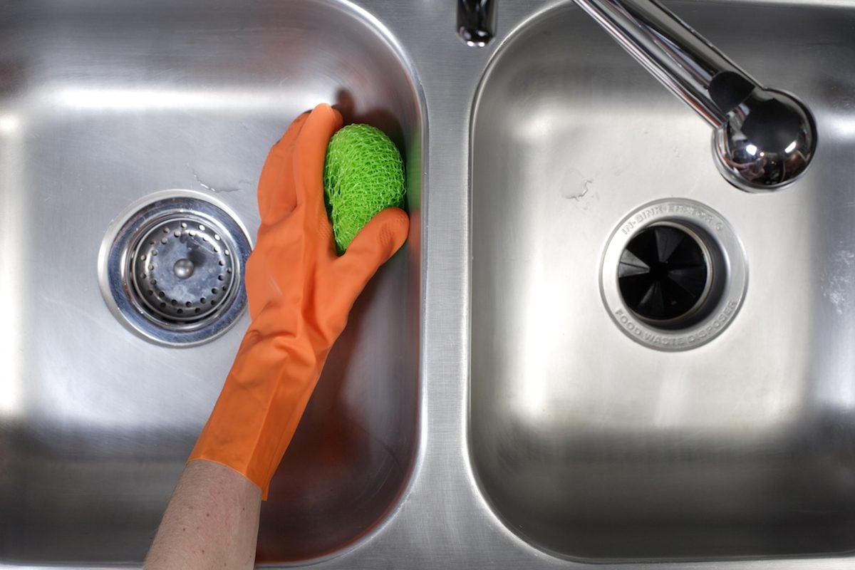 kitchen sink stainless steel cleaner