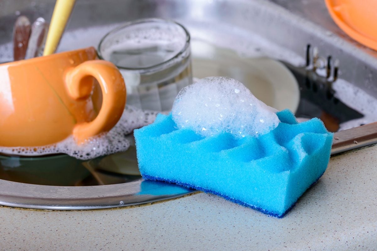 This is how often you should really be changing your kitchen sponge