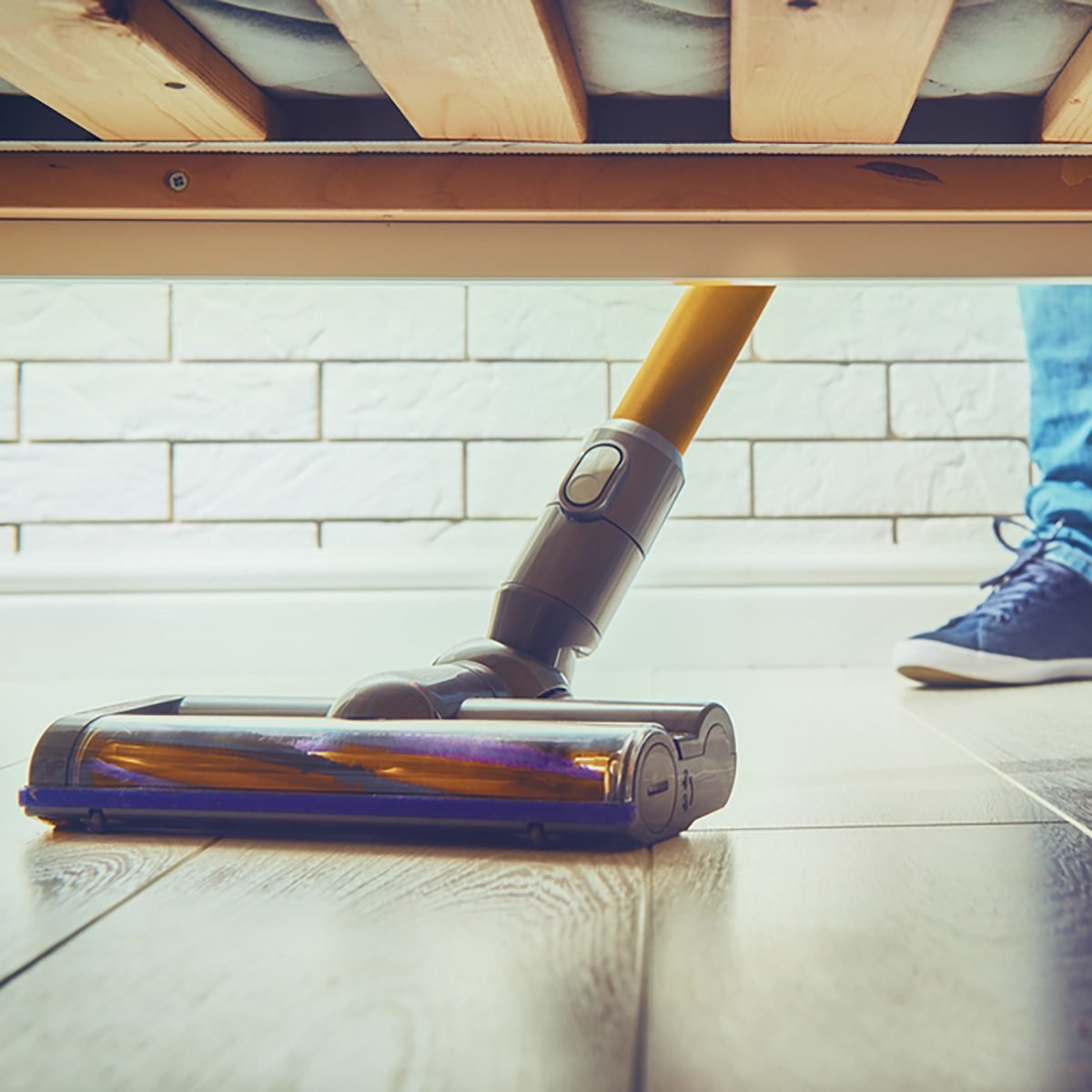 woman makes cleaning the house. people vacuums the floor