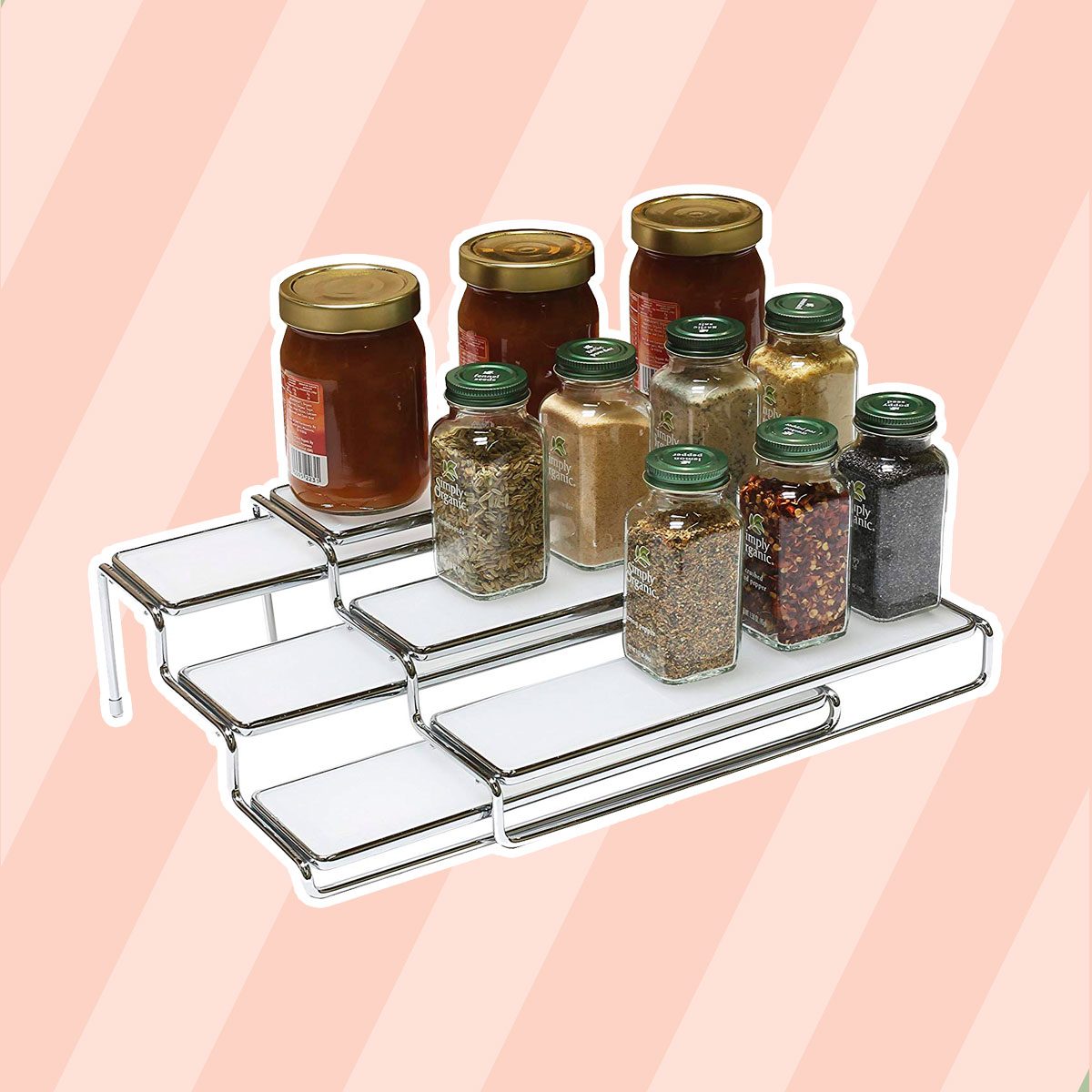 Tiered spice rack