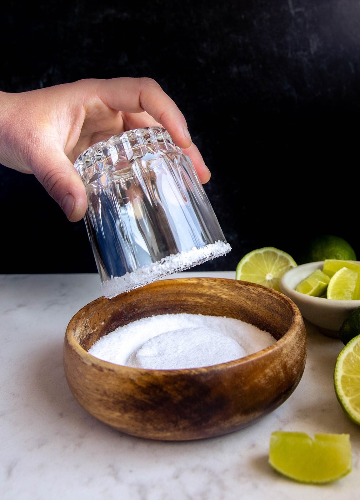 Salt the rim how to make a margarita