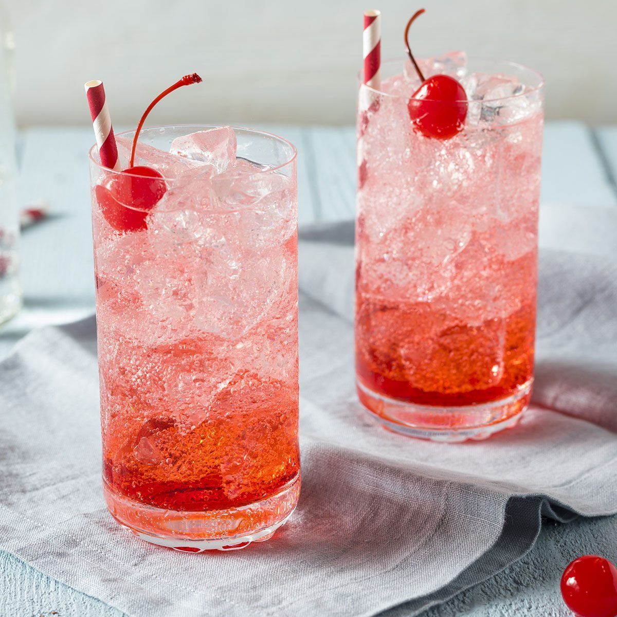 Sweet Refreshing Cherry Cocktail Mocktail with Soda Water; Shutterstock ID 681804739; Job (TFH, TOH, RD, BNB, CWM, CM): TOH