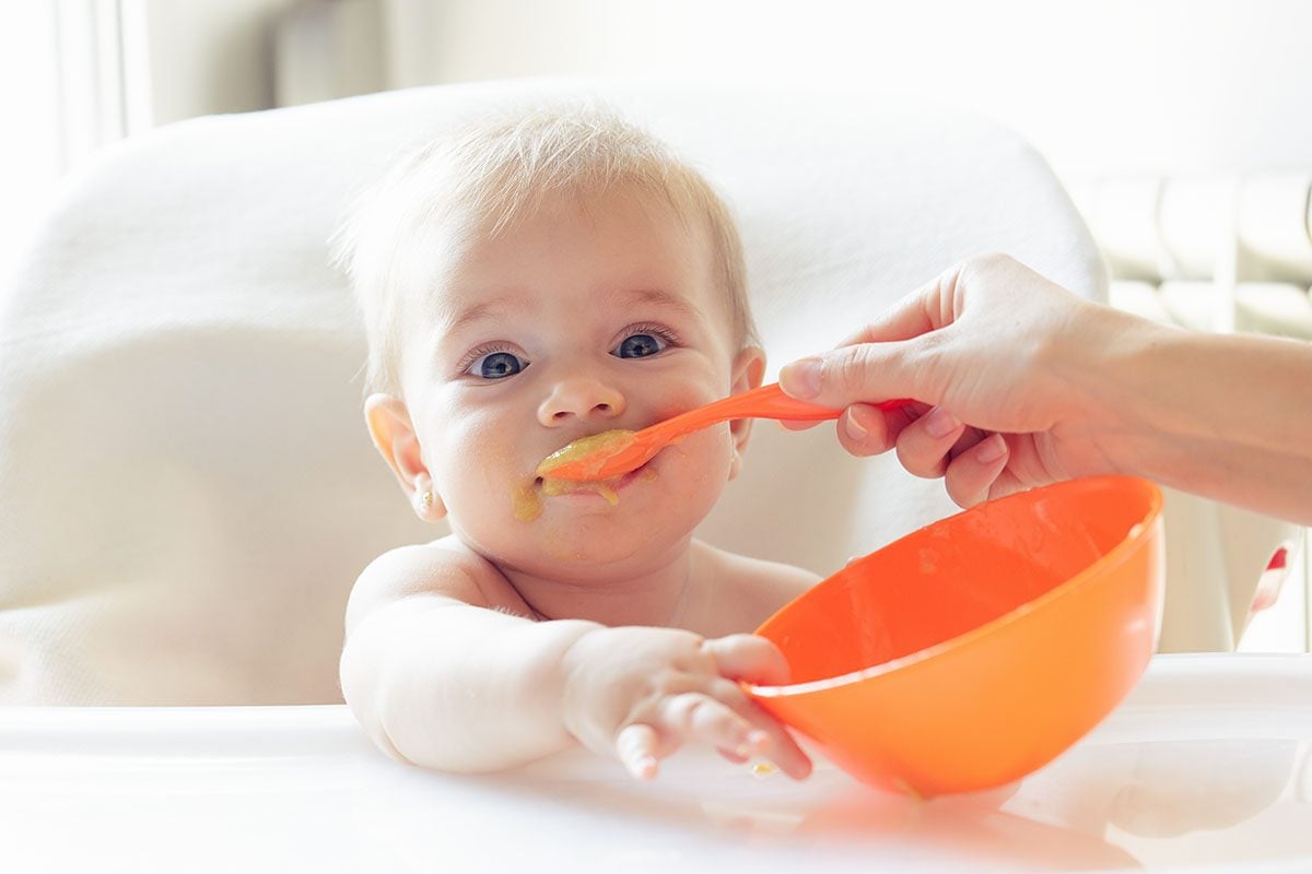 when to start giving baby food