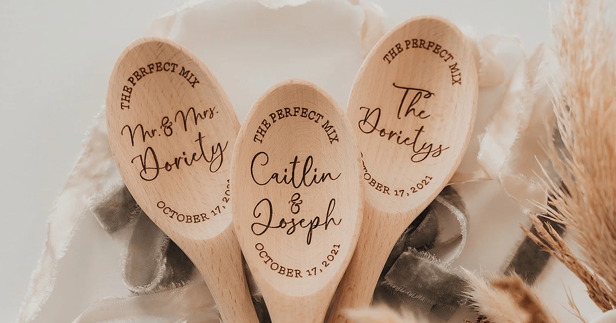 Personalized Ceramic Kitchen Utensil Holder Engraved With A Name utensils  Not Included 