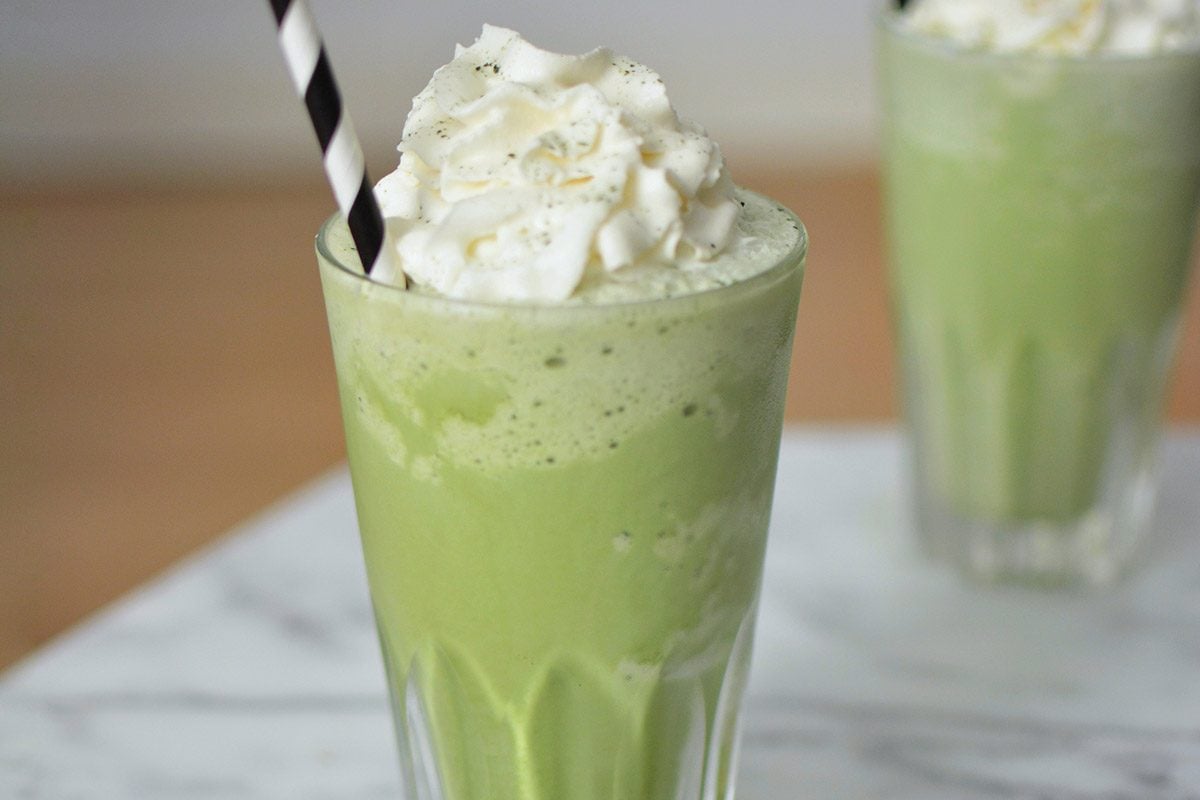 Matcha Frappuccino Recipe Starbucks Copycat - Buttered Side Up