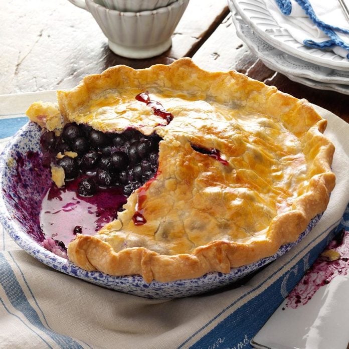 Easy Blueberry Cream Pie Recipe How To Make It Taste Of Home 6418