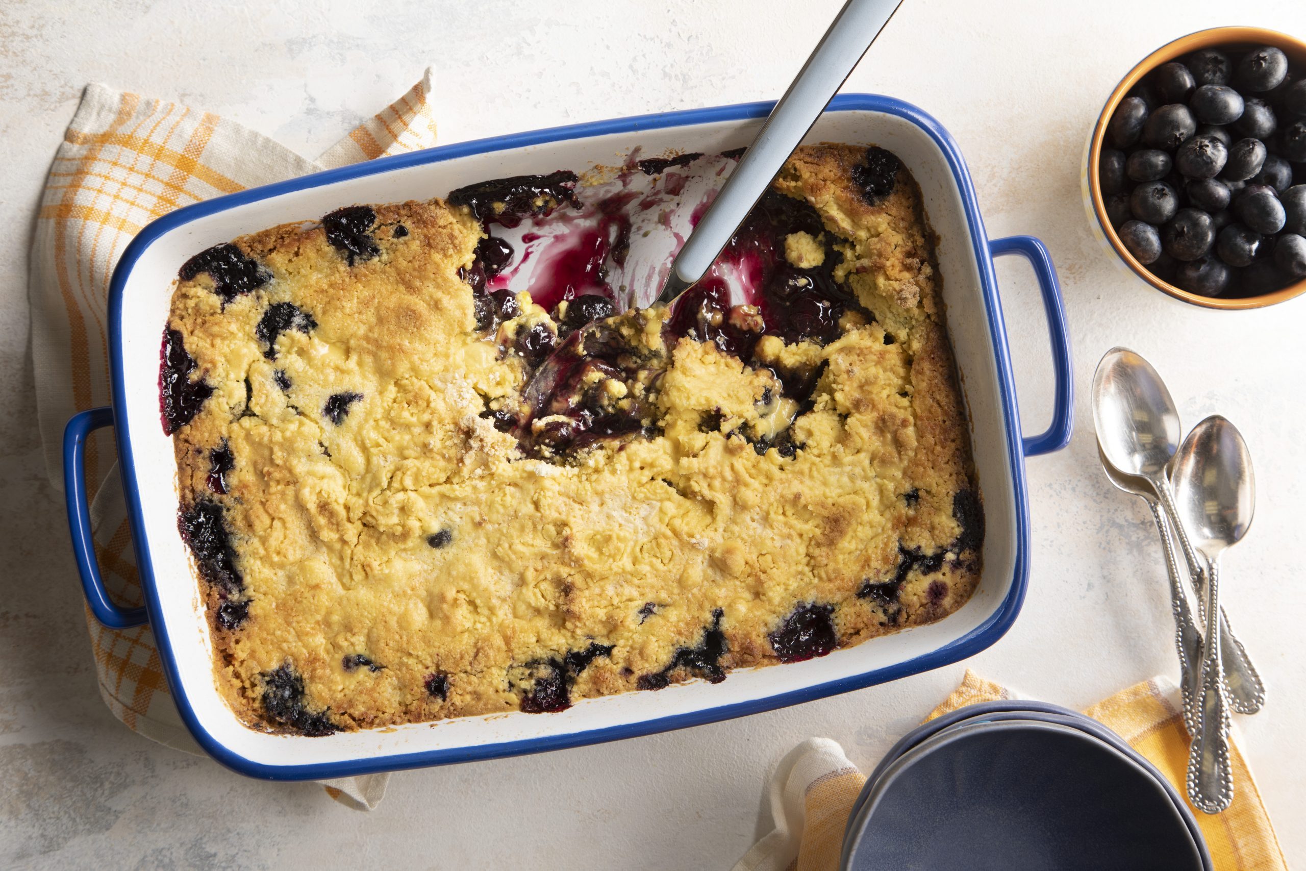 The Easiest Blueberry Dump Cake Recipe Ever