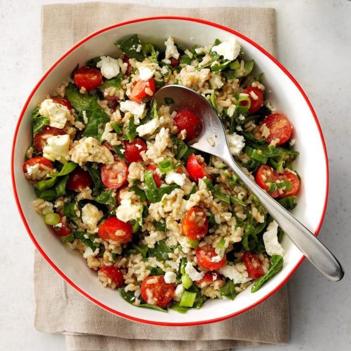 Mediterranean Brown Rice Salad