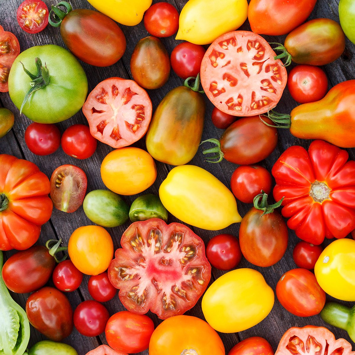 colorful tomatoes; Shutterstock ID 256205770; Job (TFH, TOH, RD, BNB, CWM, CM): Taste of Home