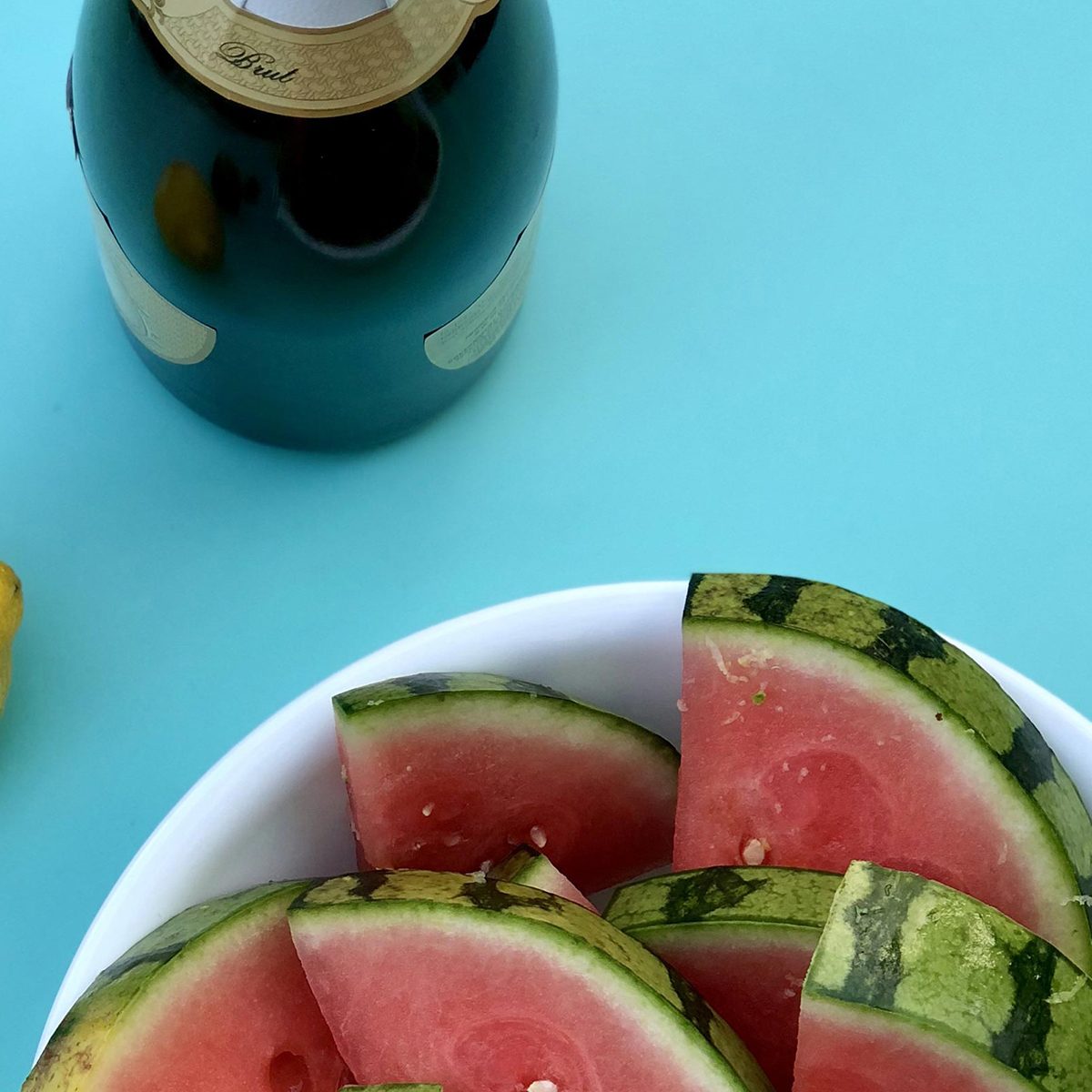 Champagne and Watermelon