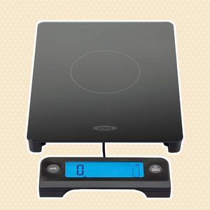 OXO 11176800 Good Grips Digital Glass Food Scale with Pull Out Display, 11 Pound, Black