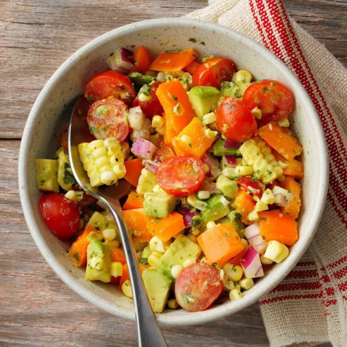 Tangy Cilantro Lime Confetti Salad