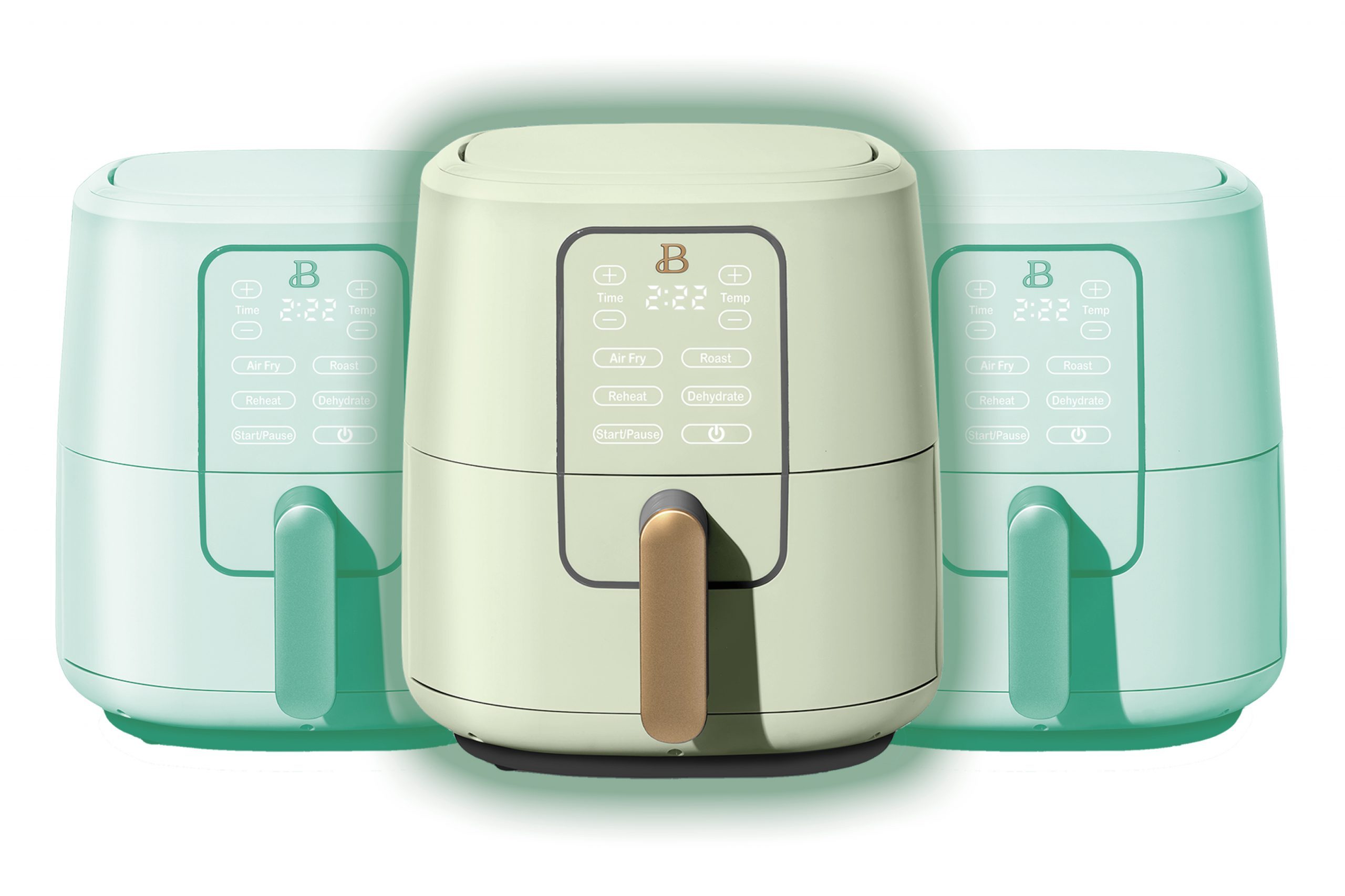 Beautiful Quart Touchscreen Air Fryer, Sage Green by Drew Barrymore