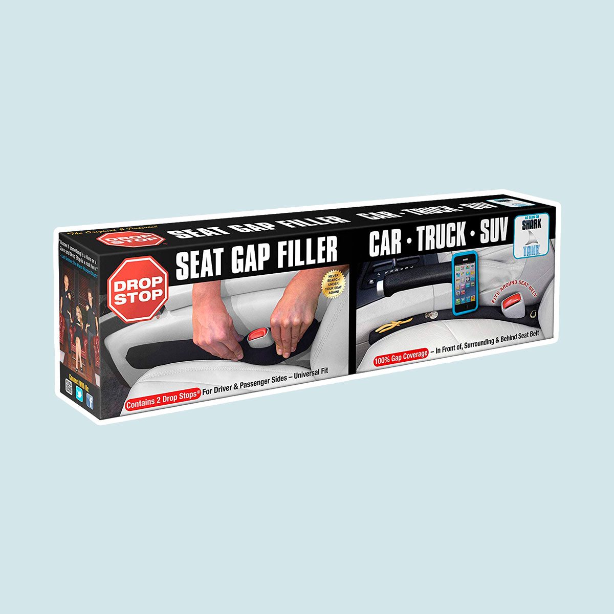 Drop Stop, The Original Patented Car Seat Gap Filler