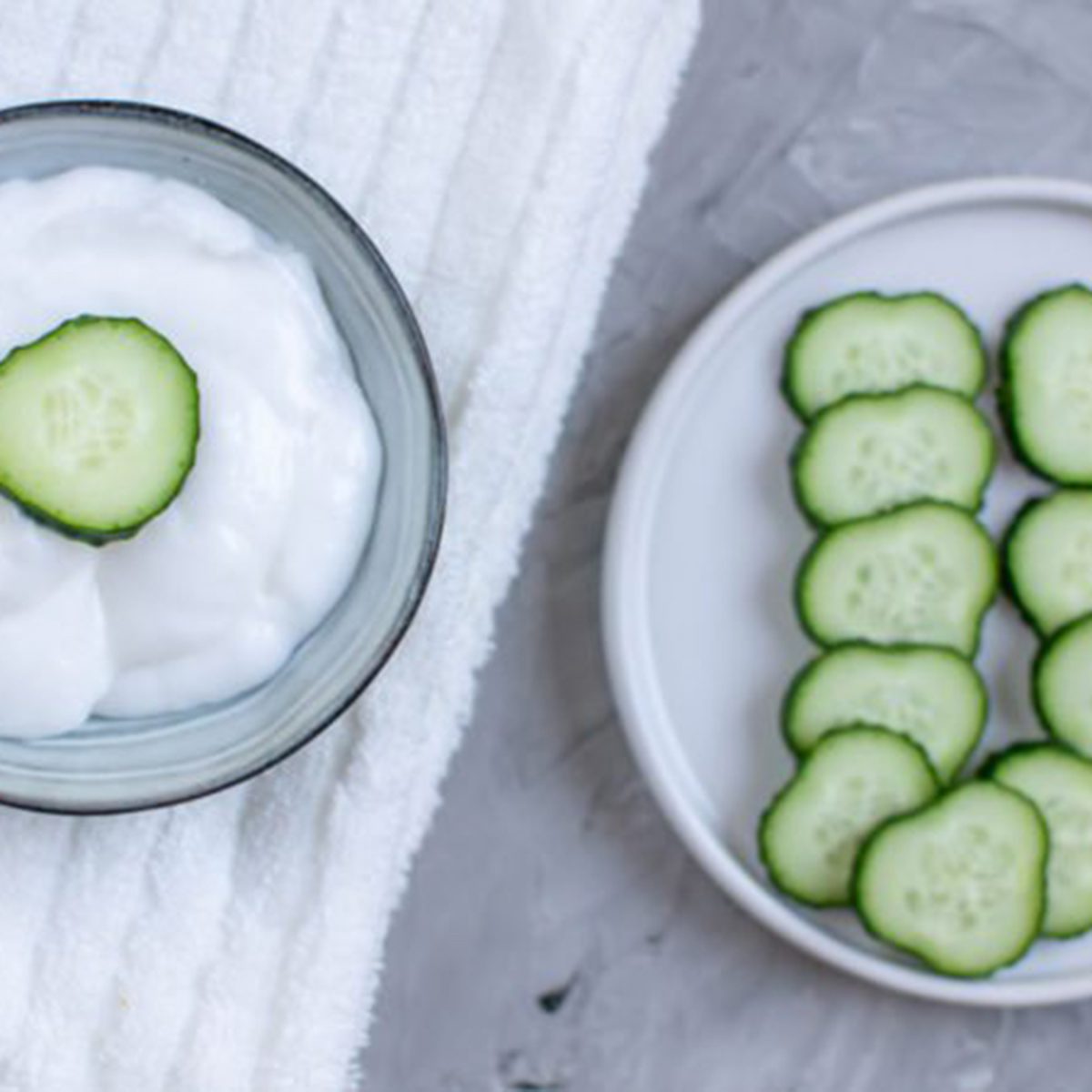 cucumber face mask