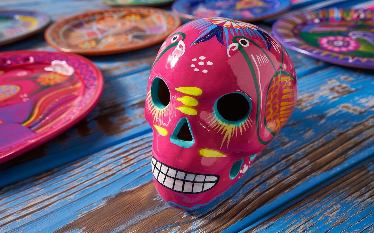 Dia De Los Muertos Skull Decorations