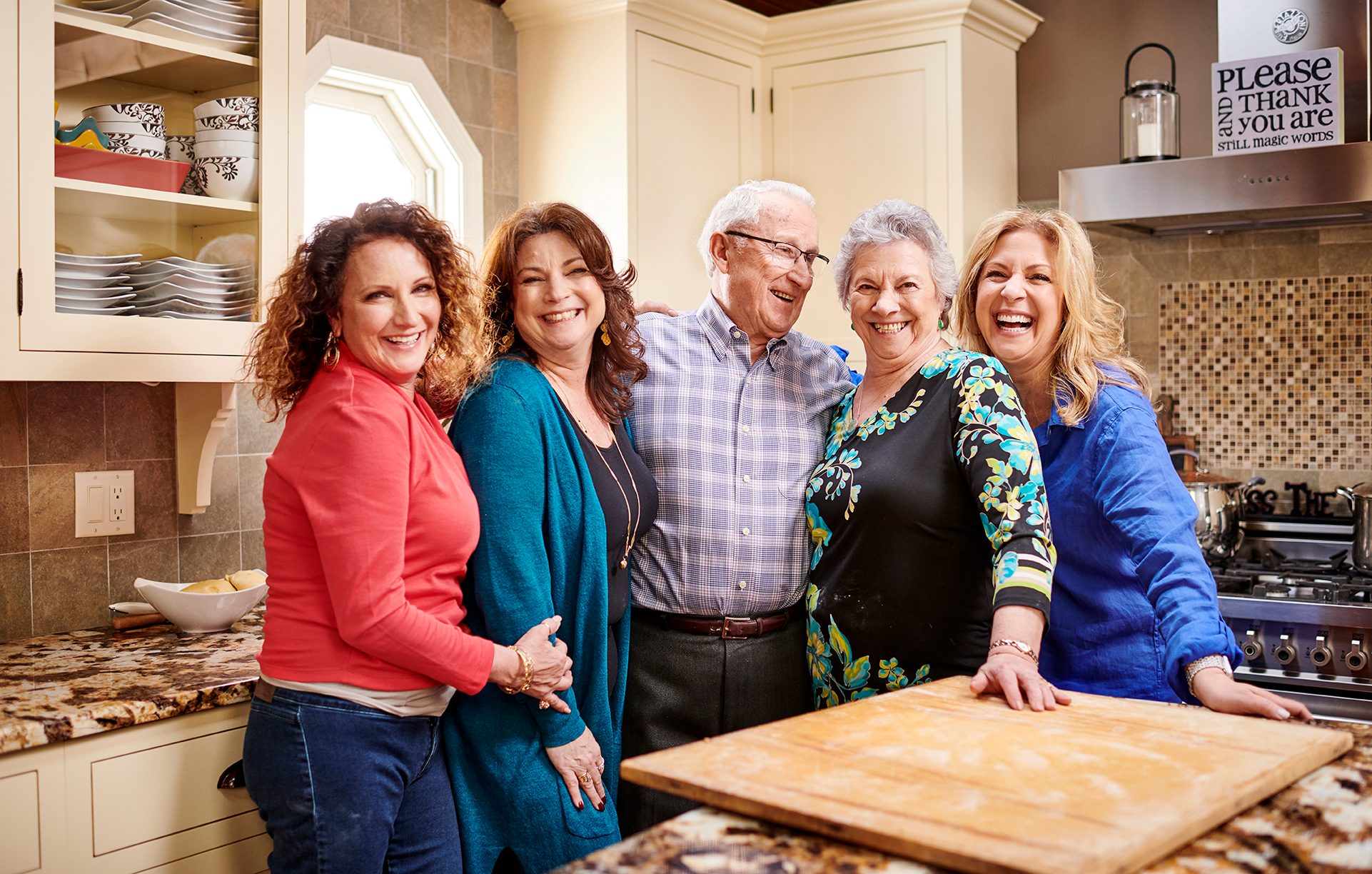 Cappuccio family posing for picture